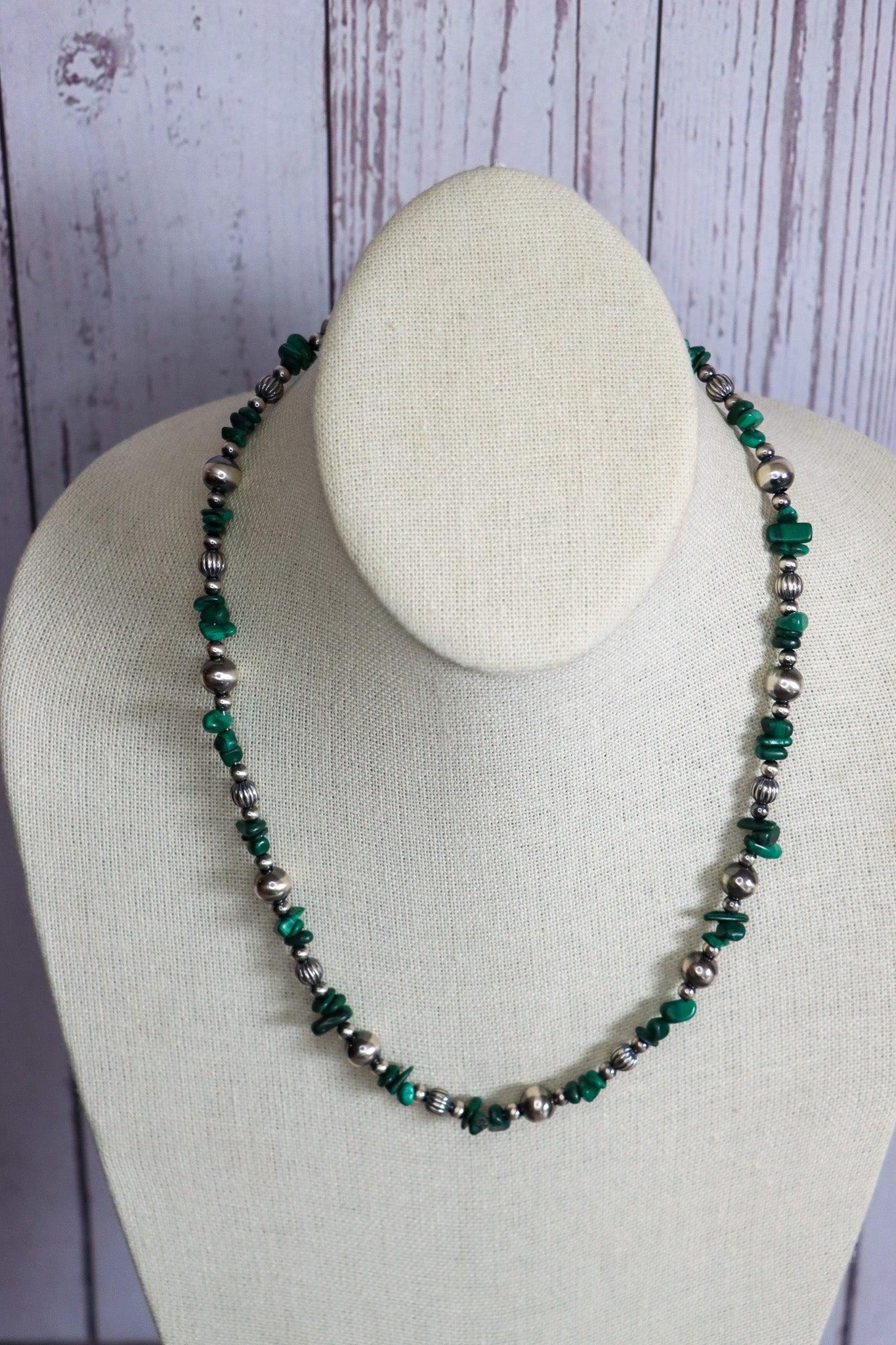 18" Green Malachite Chips