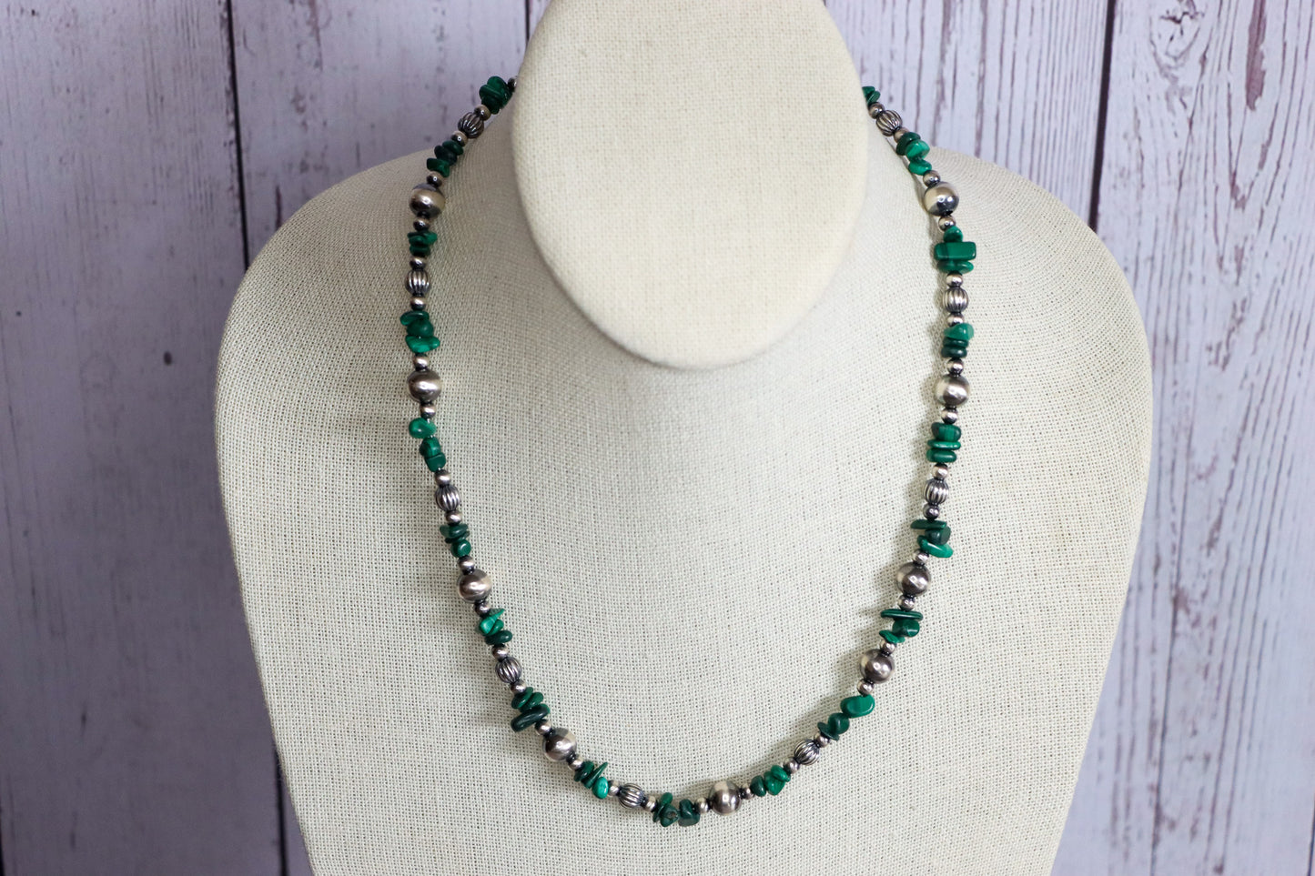 18" Green Malachite Chips