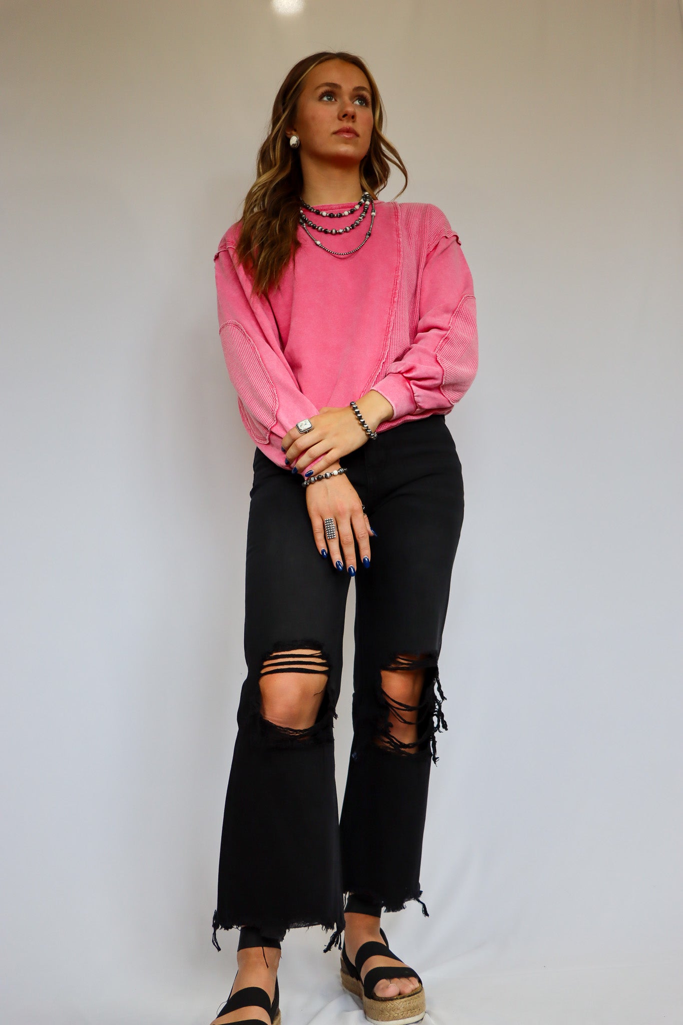 Vintage Super High Rise Crop Flare Jeans