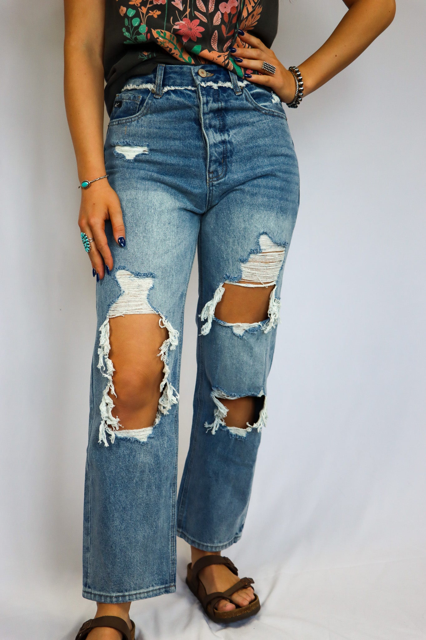 Kancan High Rise 90s Boyfriend Jean